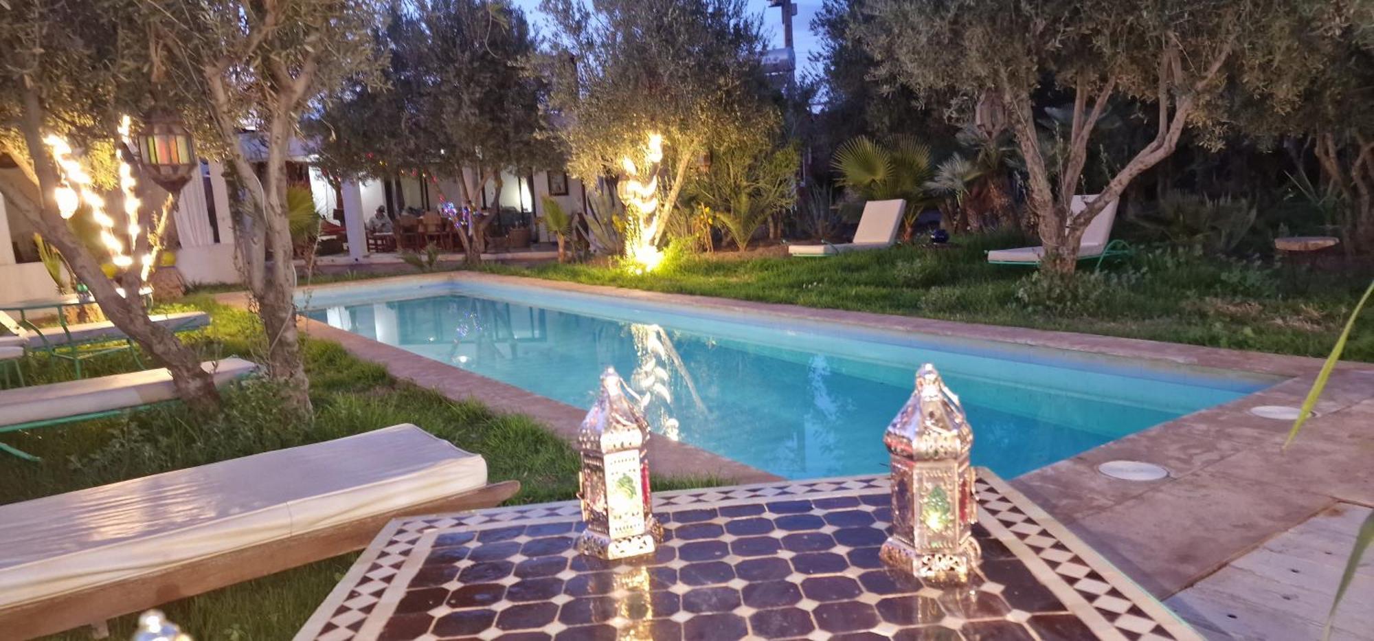 Manzal Lahbab, 2Villas 2Bungalows 2Piscines Et Jardins Ouled Jelal Экстерьер фото